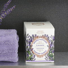 Ароматическая свеча Panier des Sens Relaxing Lavender в стакане, 180 г цена и информация | Подсвечники, свечи | kaup24.ee