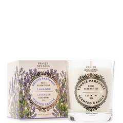 Ароматическая свеча Panier des Sens Relaxing Lavender в стакане, 180 г цена и информация | Подсвечники, свечи | kaup24.ee