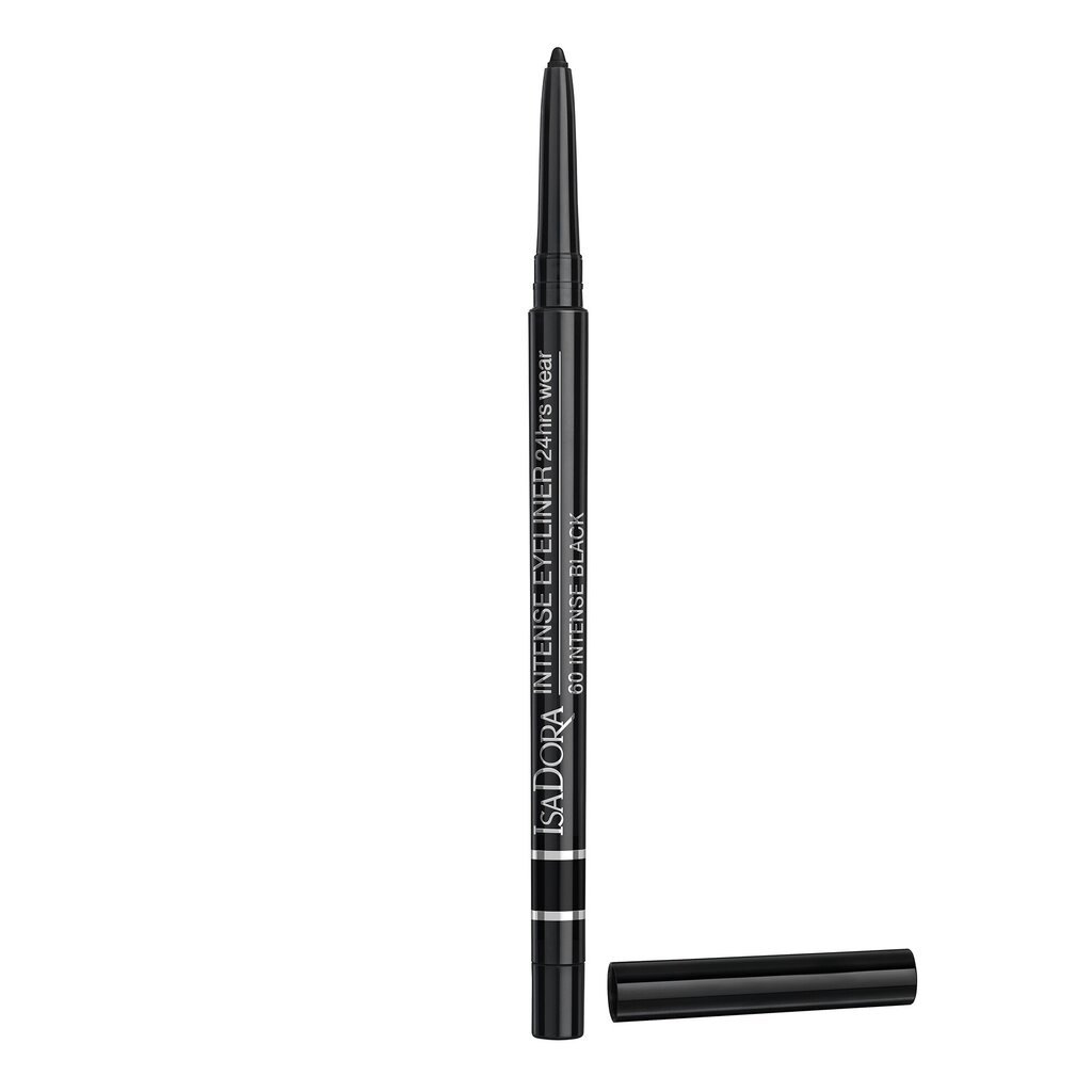 Silma kontuurpliiats IsaDora Intense 24HRS Wear 0.35 g 60 Intense Black hind ja info | Ripsmetušid, lauvärvid, silmapliiatsid, seerumid | kaup24.ee