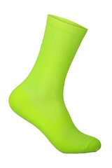 POC Fluo Sock Mid jalgrattasokid kollane neoonvärvi цена и информация | Мужские носки | kaup24.ee