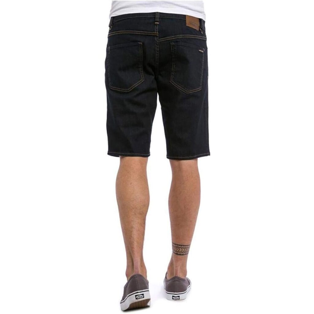 Volcom Solver Denim Shorts meeste tumesinised tumesinised püksid hind ja info | Meeste lühikesed püksid | kaup24.ee