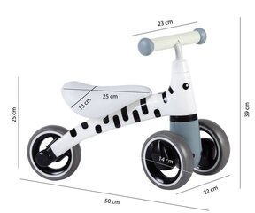 Mini tasakaaluliikur "Sebra" ECOTOYS hind ja info | Jooksurattad | kaup24.ee