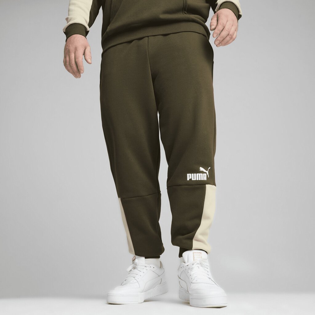 Püksid PUMA ESS+ Block Sweatpants FL 849037704067981018062 цена и информация | Meeste spordiriided | kaup24.ee