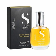 Разглаживающая сыворотка для волос Alfaparf Milano Semi Di Lino Sublime Cristalli Liquidi, 30 мл цена и информация | Средства для укрепления волос | kaup24.ee