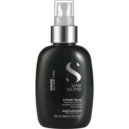 Sära andev juuksesprei - Alfaparf Milano Semi Di Lino Sublime Cristalli Spray 125 ml hind ja info | Maskid, õlid, seerumid | kaup24.ee