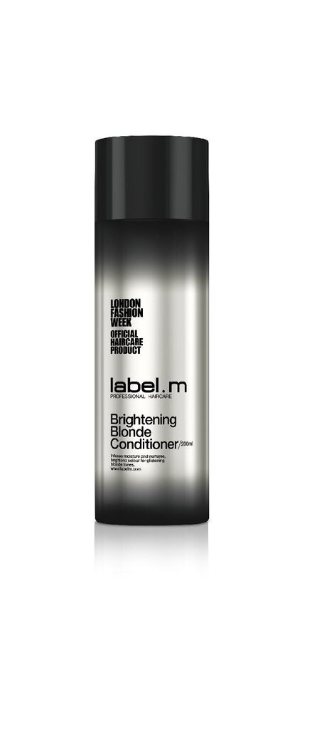 Juuksepalsam blondidele juustele Label.m Brightening Blonde 200 ml hind ja info | Juuksepalsamid | kaup24.ee