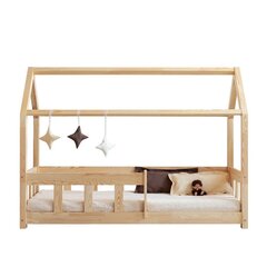 Детская кровать-домик Selsey Mallory, 90x200 см, коричневая цена и информация | Детские кровати | kaup24.ee