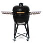 Keraamiline grill tarvikutega Kamado Zyle X Large 62 cm, must hind ja info | Grillid | kaup24.ee