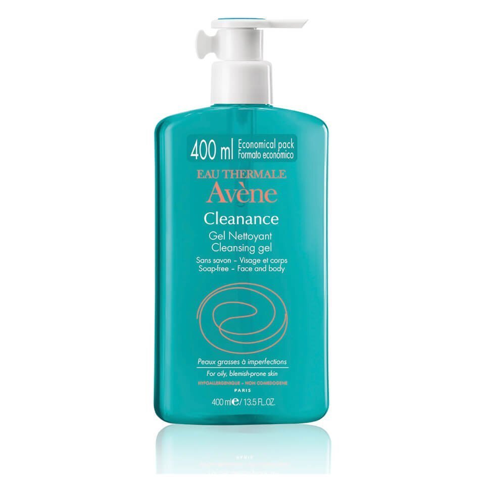 Puhastusgeel rasusele nahale Avène Cleanance Soapless Cleanser 400 ml цена и информация | Näopuhastusvahendid | kaup24.ee