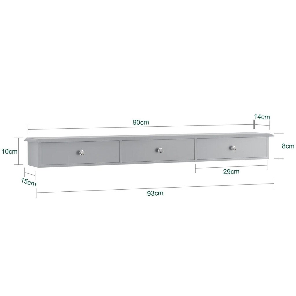 Seinakapp FRG43 hall hind ja info | Lastetoa riiulid | kaup24.ee