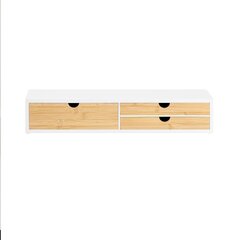 Abilaud monitorile 60x22x11cm valge/beez цена и информация | Журнальные столики | kaup24.ee