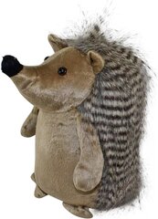 Carousel Home and Gifts Grey Striped Fluffy Hedgehog Doorstopper цена и информация | Дверные петли и другие принадлежности | kaup24.ee