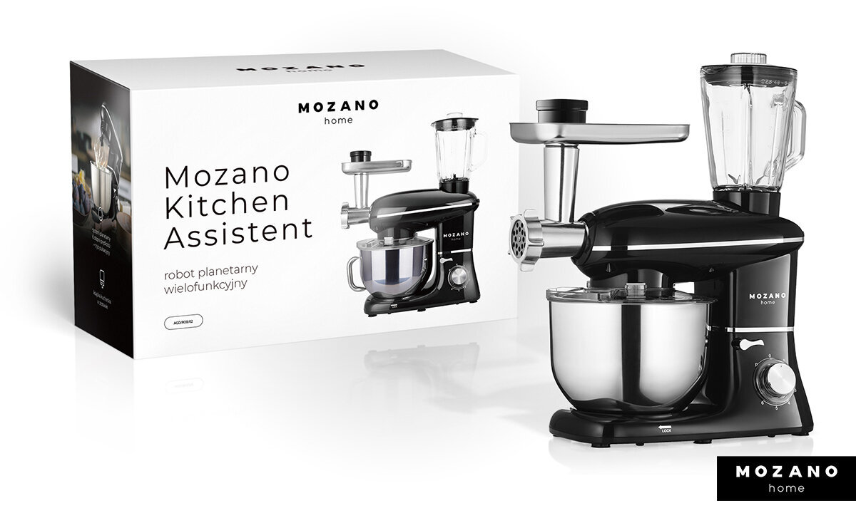 Köögikombain Mozano Kitchen Assistant, 2300W, must hind ja info | Köögikombainid | kaup24.ee