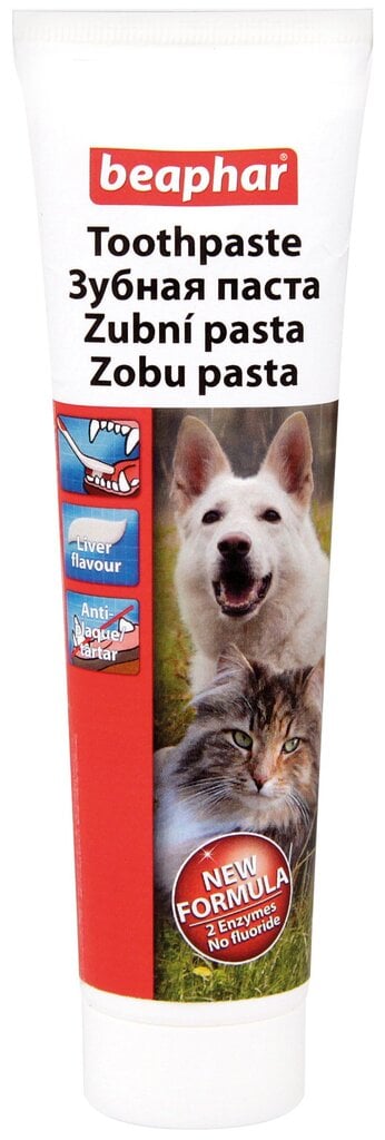 Maksamaitseline hambapasta Beaphar Dog-a-Dent 100 g цена и информация | Hooldusvahendid loomadele | kaup24.ee
