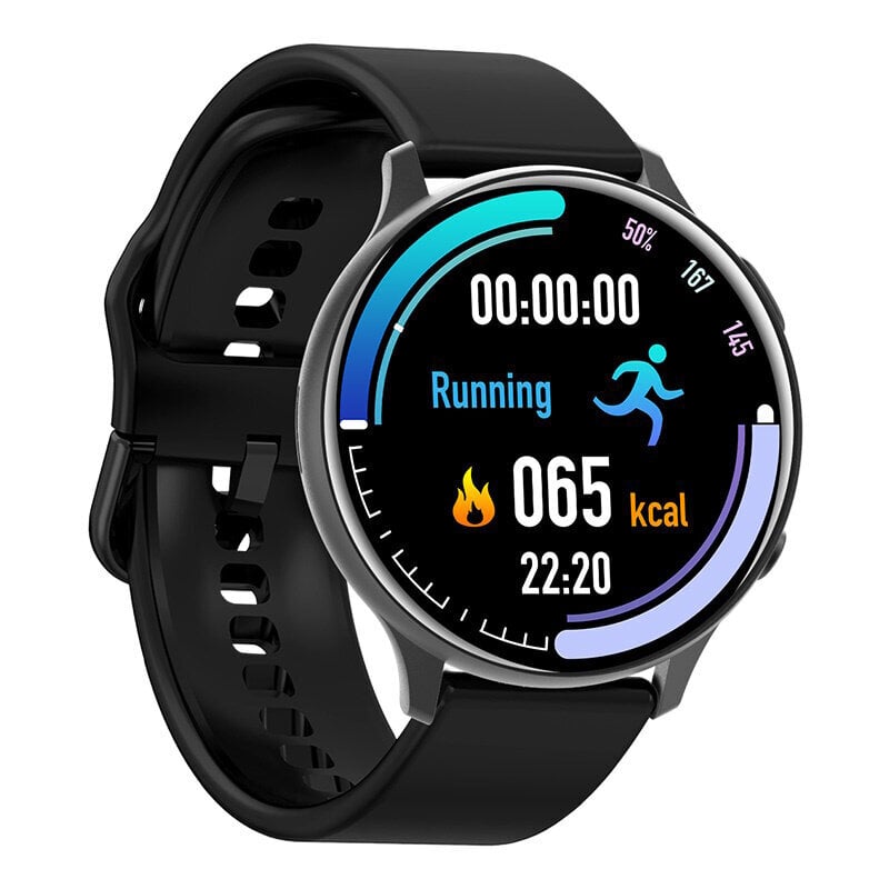 iWear Active 2 alumiiniumist Sport BT Call Smart Watch 1,3-tolline IPS-ekraan koos südamelöögisageduse/hapnikumonitoriga must hind ja info | Nutikellad (smartwatch) | kaup24.ee