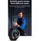 iWear Active 2 alumiiniumist Sport BT Call Smart Watch 1,3-tolline IPS-ekraan koos südamelöögisageduse/hapnikumonitoriga must hind ja info | Nutikellad (smartwatch) | kaup24.ee