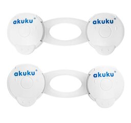 Sahtlite ja kappide lukud 10 cm (2 tk.) A0648 цена и информация | Безопасный дом Multipack C | kaup24.ee