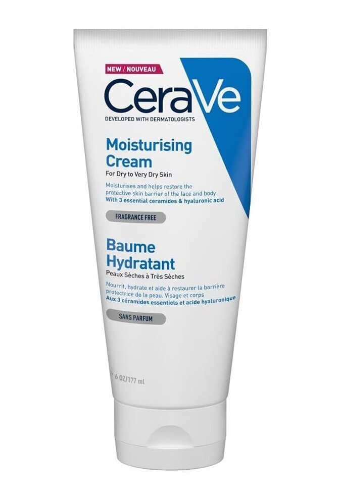 Niisutav näo- ja kehakreem CeraVe Moisturizing, 177 ml цена и информация | Näokreemid | kaup24.ee