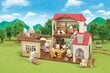 Linnamaja punase katusega Sylvanian Families hind ja info | Tüdrukute mänguasjad | kaup24.ee