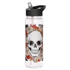 Veepudel 550 ml - Skulls and Roses hind ja info | Joogipudelid | kaup24.ee