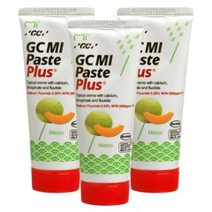 Зубная паста GC Mi Paste Plus Жидкая эмаль с фтором Дыня 35 мл (3 шт.) цена и информация | Для ухода за зубами | kaup24.ee