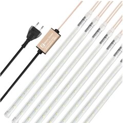 LED лампы Aneeway, метеоритный дождь, 8x24LED, 30 см, холодный белый цена и информация | Уличное освещение | kaup24.ee