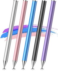 Mixoo Disc Stylus Pen - точные ручки-стилусы для планшетов [набор из 5]. цена и информация | Аксессуары для планшетов, электронных книг | kaup24.ee