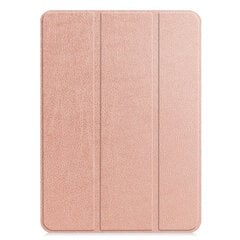 iLike Tri-Fold Тонкий Эко-кожанный Чехол Книжка Apple iPad 10.9'' 10t Gen (2022) Розовато Золотой цена и информация | Чехлы для планшетов и электронных книг | kaup24.ee