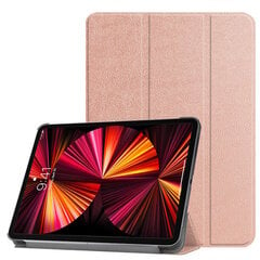 iLike Tri-Fold Тонкий Эко-кожанный Чехол Книжка iPad Mini 5 7.9'' (2019) 5th / Mini 4 (2015) 4th Розовато Золотой цена и информация | Чехлы для планшетов и электронных книг | kaup24.ee