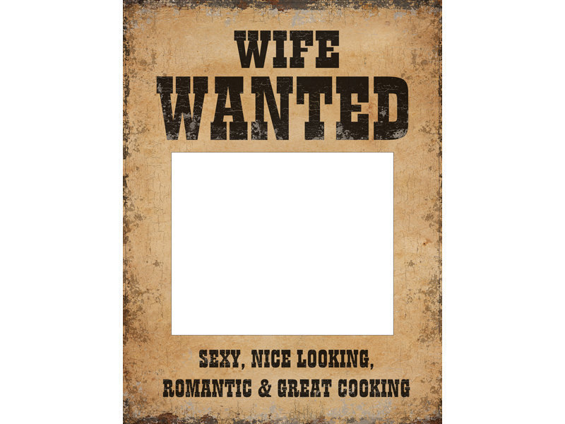 Aksessuaarid fotosessioonile Husband Wanted and Wife Wanted, 32x24 cm (1 pakk/ 2 tk) hind ja info | Peokaunistused | kaup24.ee