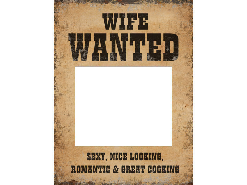 Aksessuaarid fotosessioonile Husband Wanted and Wife Wanted, 32x24 cm (1 karp/ 40 pakki) (1 pakk/ 2 tk) hind ja info | Peokaunistused | kaup24.ee