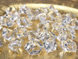 Lauakaunistus kristallid, läbipaistev, 25 x 21 mm (1 karp/30 pakki) (1 pakk/ 50 tk) hind ja info | Peokaunistused | kaup24.ee