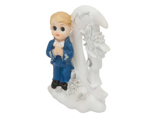 Tordikaunistus First Communion figuur Boy 9 cm (1 karp/ 144 tk) hind ja info | Ühekordsed nõud | kaup24.ee