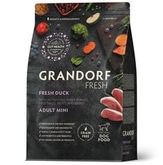 Grandorf Fresh väikest tõugu täiskasvanud koertele pardilihaga, 1 kg цена и информация | Сухой корм для собак | kaup24.ee