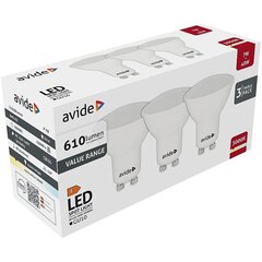 Avide LED pirn 7W GU10 3000K 3 tk hind ja info | Lambipirnid, lambid | kaup24.ee