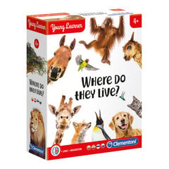 Mäng Clementoni Where do they live? LT+LV+EE+RU, 50594 цена и информация | Настольные игры | kaup24.ee