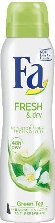 Higistamisvastane spreideodorant Fa Fresh & Dry Green Tea 150 ml цена и информация | Deodorandid | kaup24.ee