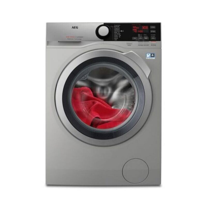 Aeg L7FEE842S Roostevaba teras 8 kg 1400 rpm hind ja info | Pesumasinad | kaup24.ee