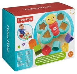 Сортировщик формул - бабочка Fisher Price, CDC22 цена и информация | Drewniana Wieża Piramida Kura Nakładanie Kolorowych Kwadratów LD-15 15276 | kaup24.ee