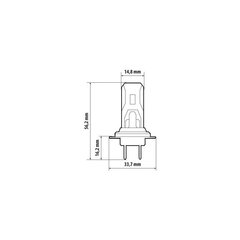 Halo Led H7 22W PX26d 1 tk hind ja info | Autopirnid | kaup24.ee