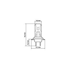 Halo Led H7 22W PX26d 2 tk hind ja info | Autopirnid | kaup24.ee