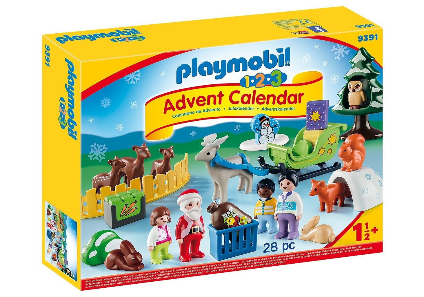 9391 PLAYMOBIL® Advendikalender Jõulud metsas цена и информация | Klotsid ja konstruktorid | kaup24.ee