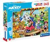 puzzle clementoni mickey ja sõbrad 24218, 24 det. цена и информация | Pusled | kaup24.ee