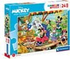 puzzle clementoni mickey ja sõbrad 24218, 24 det. цена и информация | Pusled | kaup24.ee