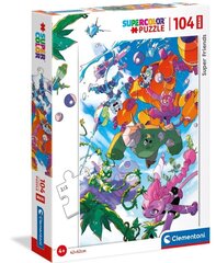 puzzle clementoni super friends 104 tükki 23754 hind ja info | Pusled | kaup24.ee