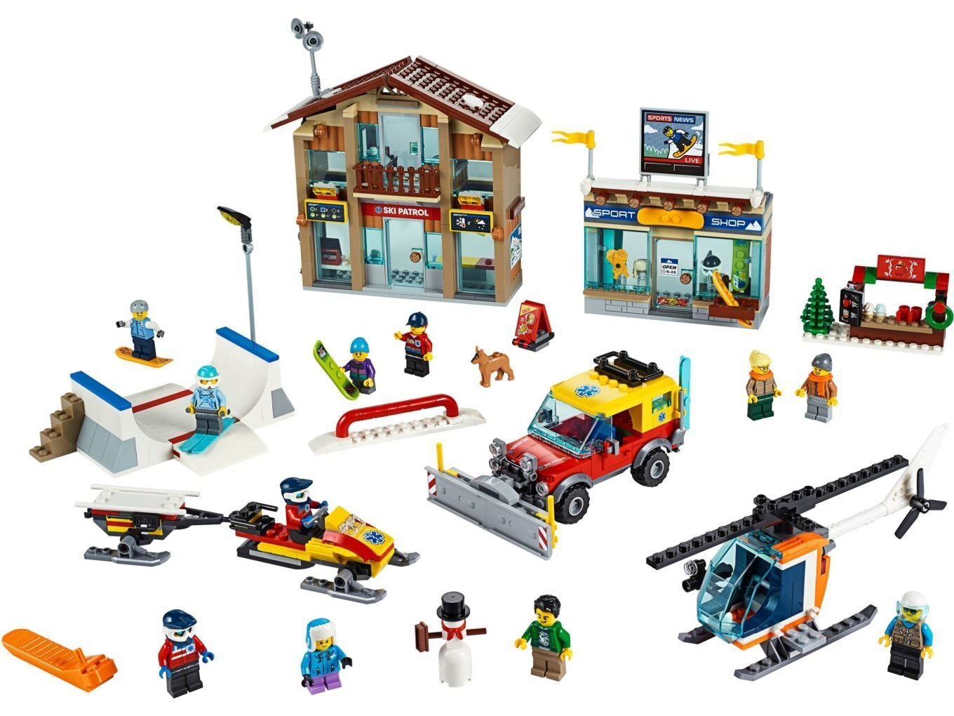 60203 LEGO® City Suusakuurort hind ja info | Klotsid ja konstruktorid | kaup24.ee