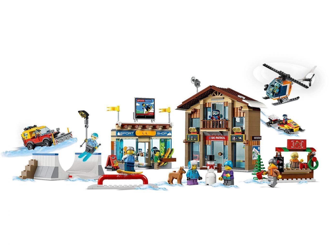 60203 LEGO® City Suusakuurort hind ja info | Klotsid ja konstruktorid | kaup24.ee