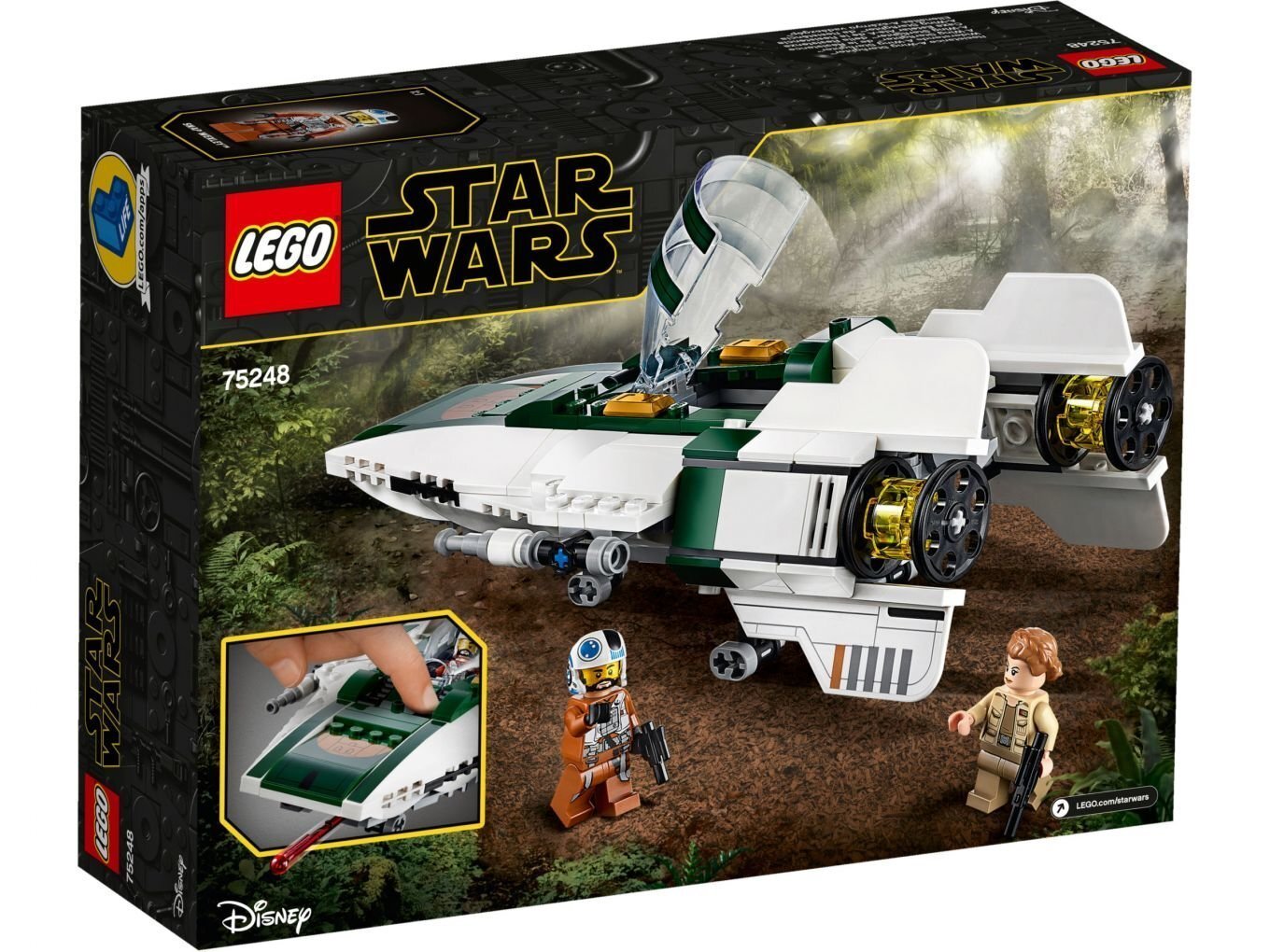 75248 LEGO® Star Wars Mässaja A-Wing Starfighter цена и информация | Klotsid ja konstruktorid | kaup24.ee