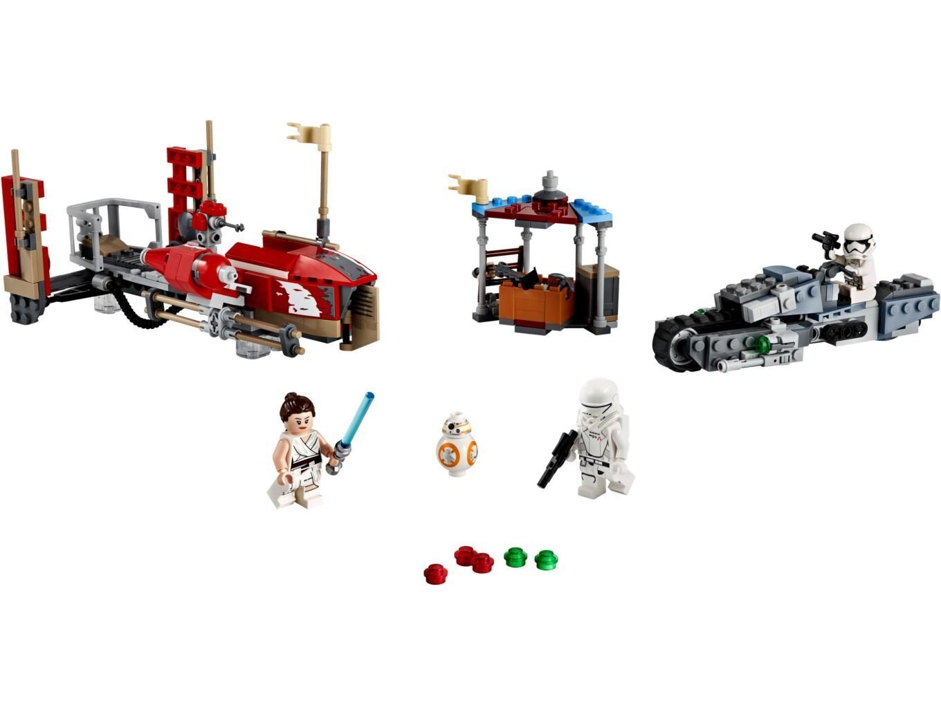 75250 LEGO® Star Wars Pasaana lendlejate tagaajamine цена и информация | Klotsid ja konstruktorid | kaup24.ee