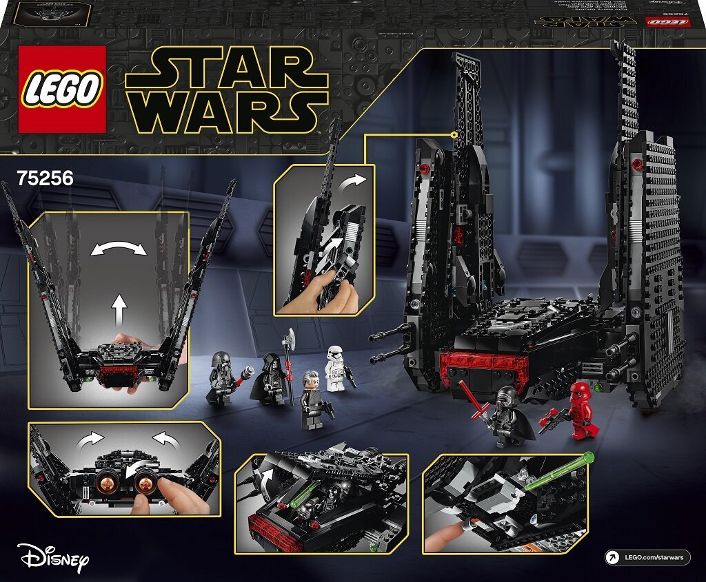 75256 LEGO® Star Warsi Kylo Reni lendav masin hind ja info | Klotsid ja konstruktorid | kaup24.ee